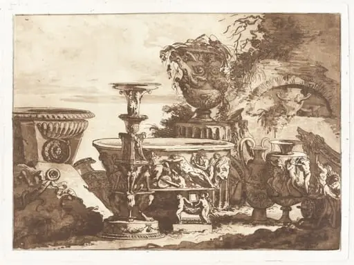Composition with Antique Vases, by Jean Jacques II Lagrenée