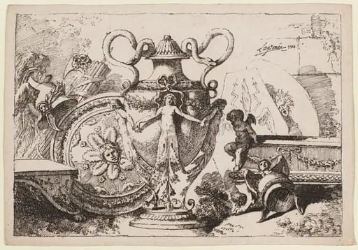 Composition with Antiquities, by Jean Jacques II Lagrenée
