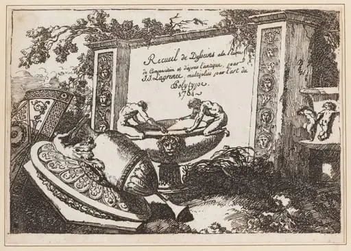 Title Page, by Jean Jacques II Lagrenée