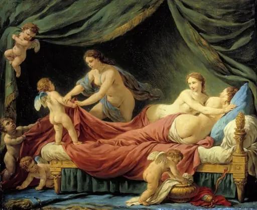 Kolme sulotarta, by Jean Jacques Lagrenée nuorempi / den yngre / the Younger