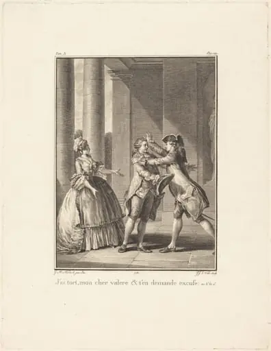 J'ai tort, mon cher Valère, et t'en demande excuse, by Jean Jacques Le Veau