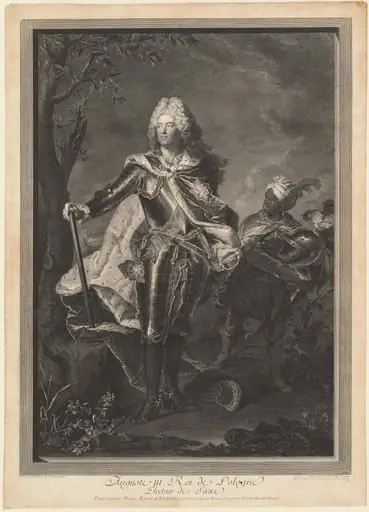 Auguste III. Roi de Pologne, by Jean-Joseph Balechou