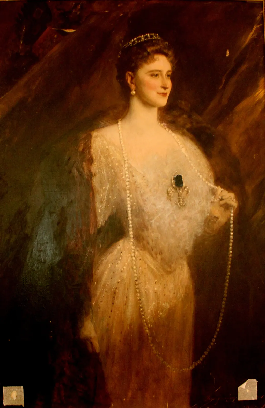 Portrait de Elisabeth Feodorovna Romanova, by Jean-Joseph Benjamin-Constant, oil, 1902