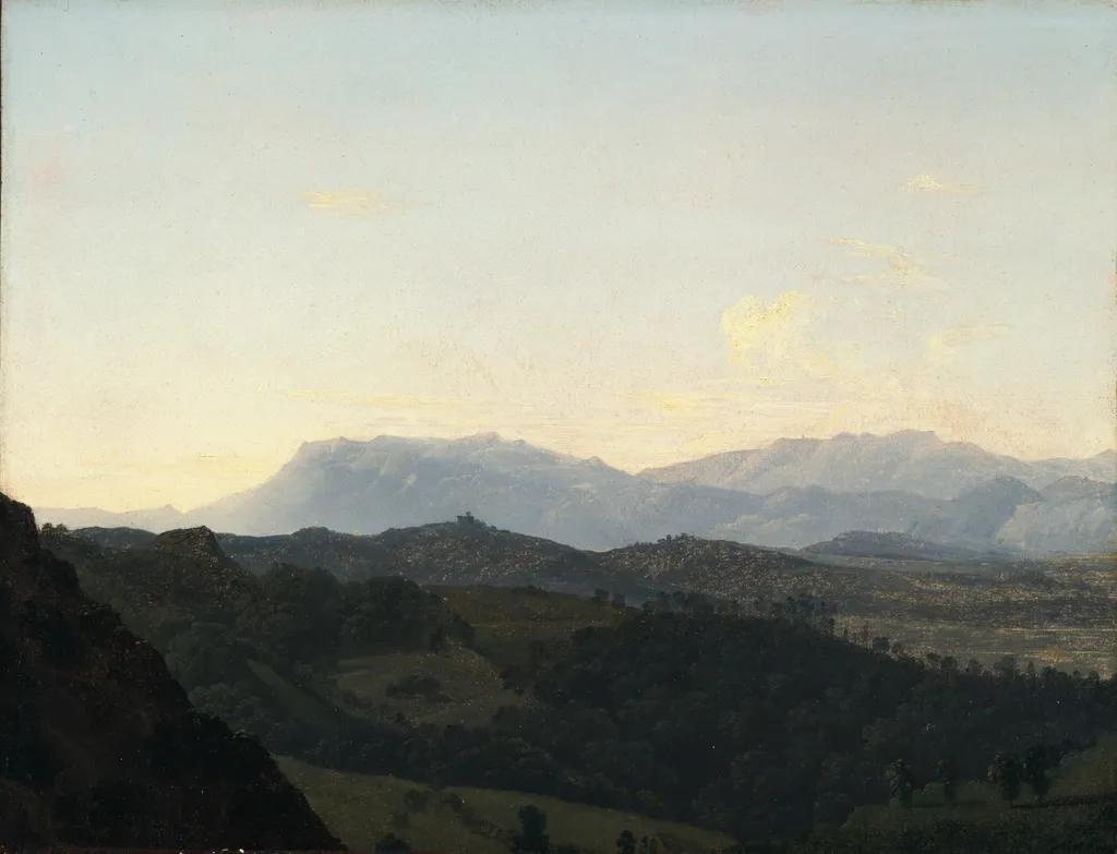 The Sabine Mountains, by Jean-Joseph-Xavier Bidauld, unspecified, 1808