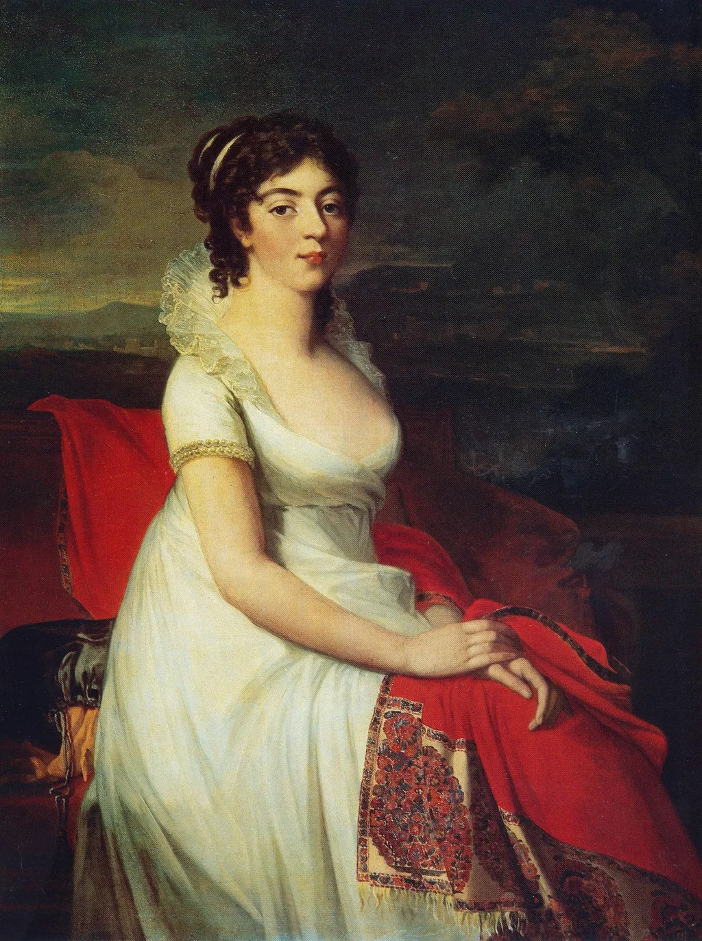 Princess Yelizaveta Shakhovskaya, by Jean-Laurent Mosnier, oil, 1806