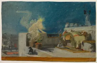 Sketch for "The Oriental Dream"