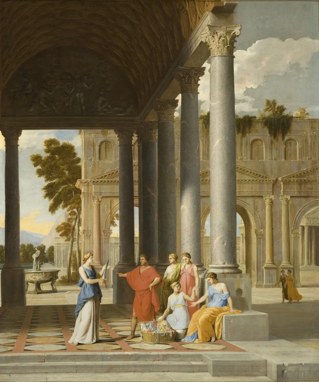 Achilles Discovered Among the Daughters of Lycomedes, by Jean Lemaire, oil, 1642