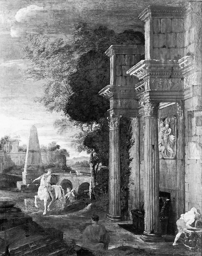 Ruinenlandschaft mit Reiter, by Jean Lemaire