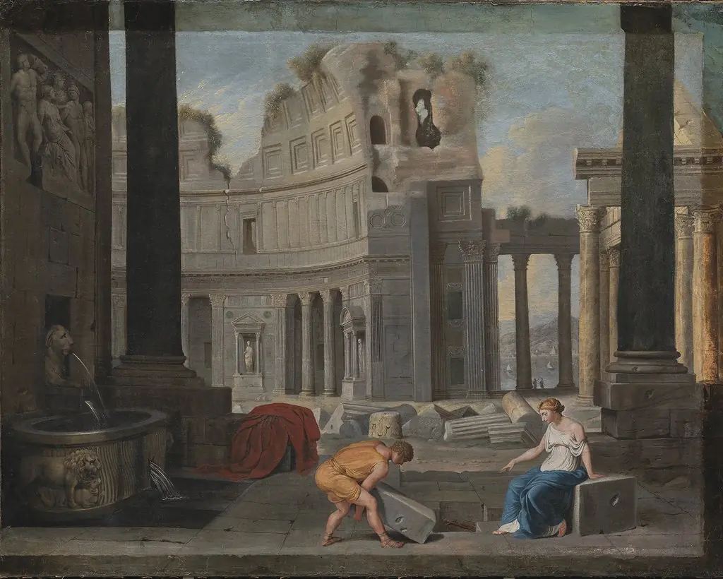 Theseus finding his Father's Sword and Sandals, by Jean Lemaire