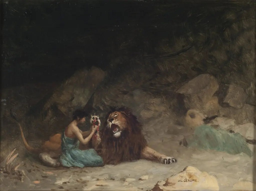 Androcles, by Jean Léon Gérôme