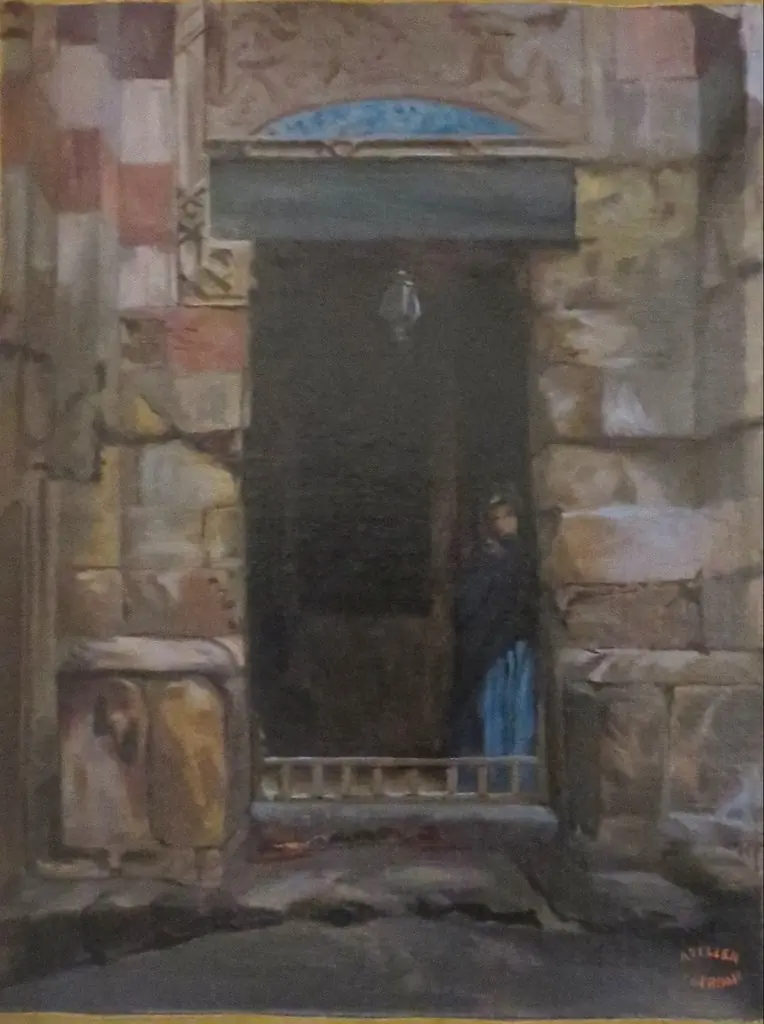 Arab Woman in a Doorway, by Jean Léon Gérôme