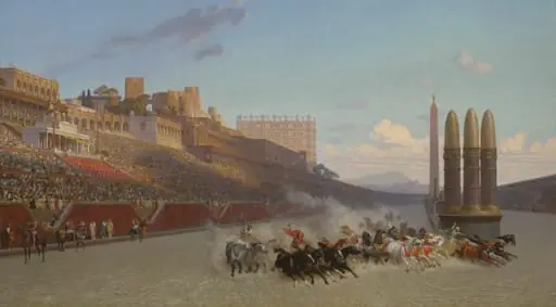Chariot Race, by Jean Léon Gérôme