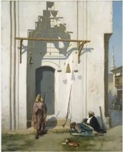 Guards at the Door of a Tomb, by Jean Léon Gérôme, oil, 1870