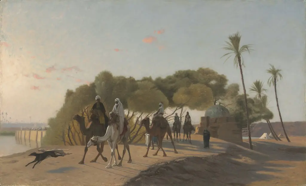 Leaving the Oasis, by Jean Léon Gérôme