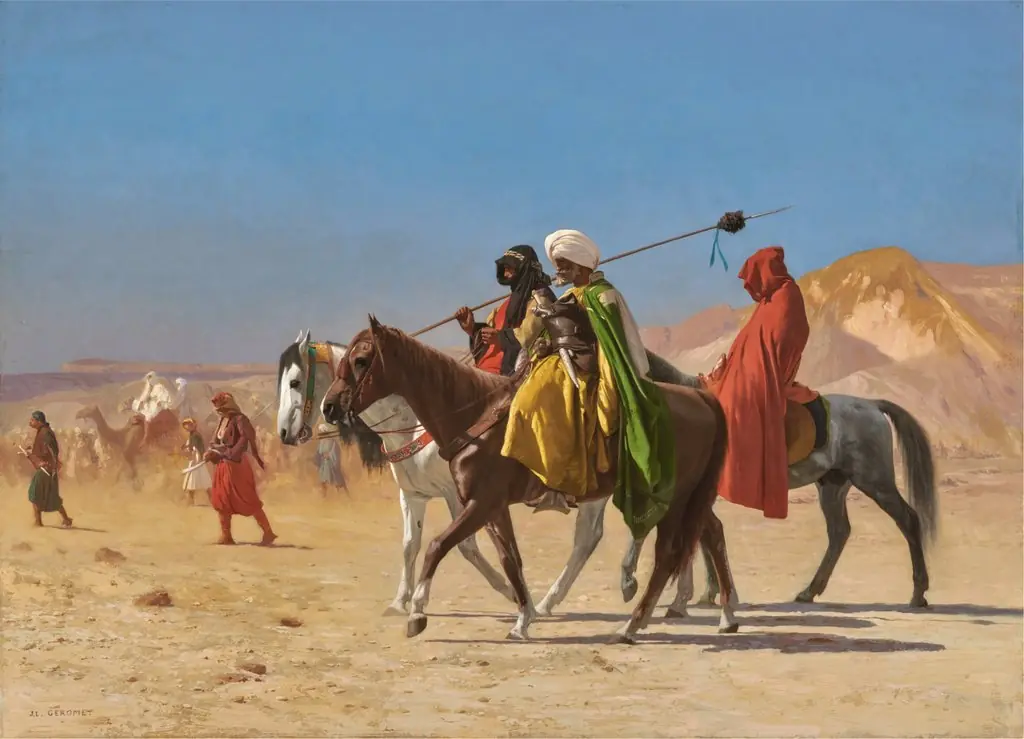 Riders Crossing the Desert, by Jean Léon Gérôme