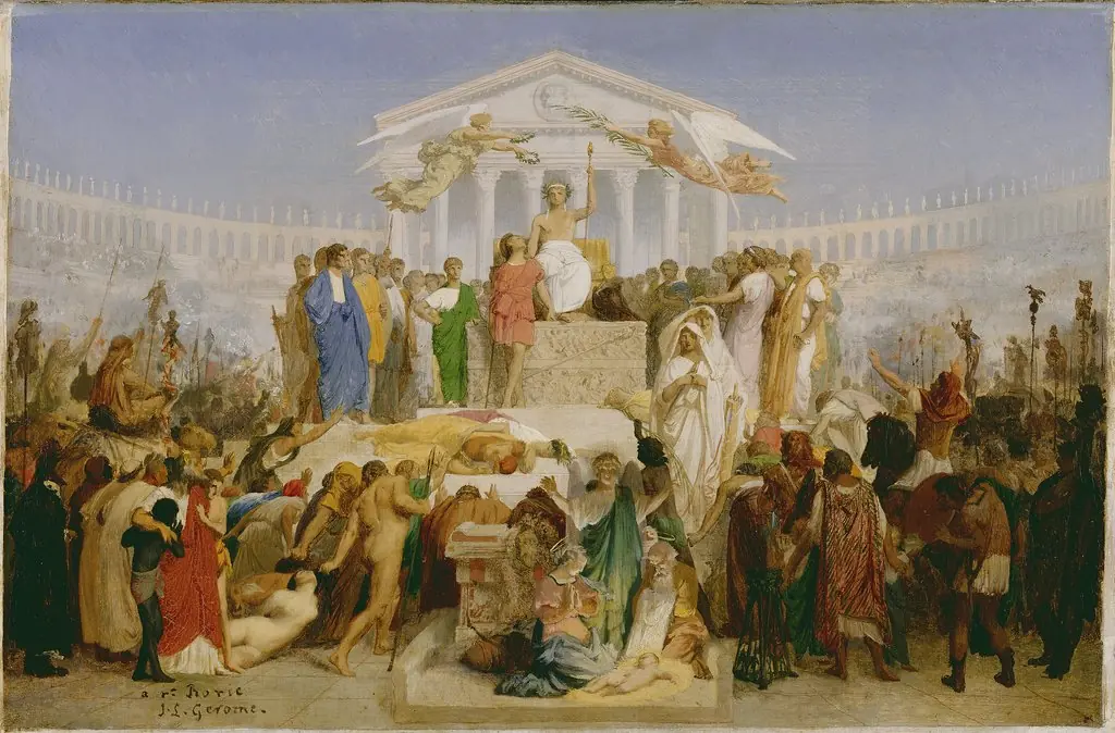 The Age of Augustus, the Birth of Christ, by Jean Léon Gérôme