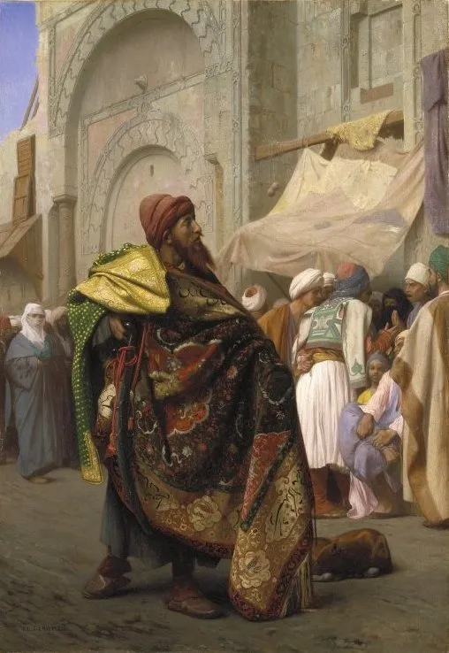 The Carpet Merchant of Cairo, by Jean Léon Gérôme, oil, 1869
