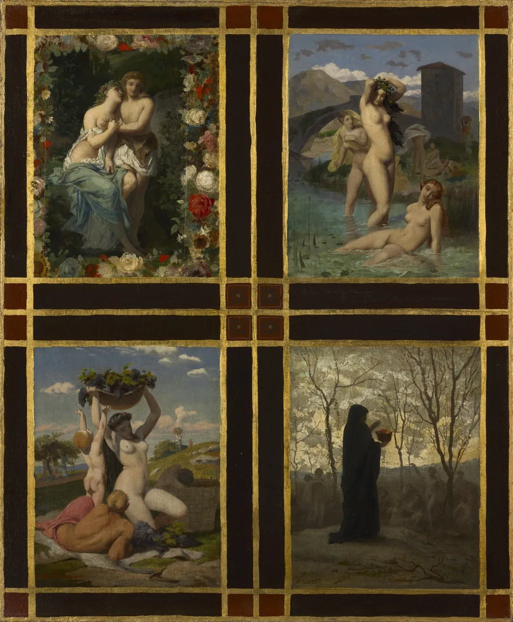The Four Seasons, by Jean Léon Gérôme, unspecified, 1850