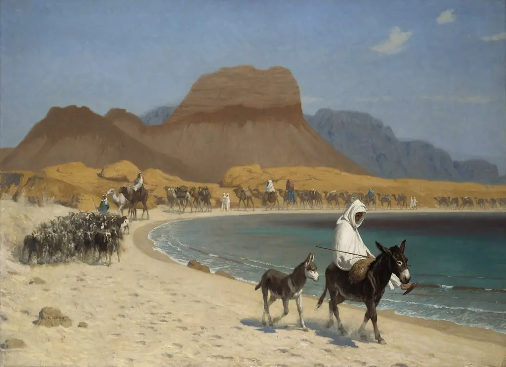The Gulf of Aqaba, by Jean Léon Gérôme