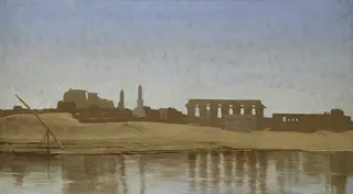 View of the Nile at Luxor — Jean Léon Gérôme