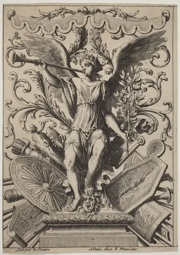 Fame on a Trophy of Arms, by Jean Lepautre