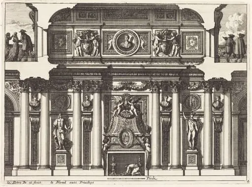 Fireplaces and Other Interior Decorations, by Jean Lepautre