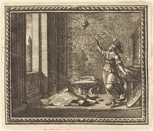 Minerva Changing Arachne into a Spider, by Jean Lepautre