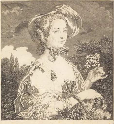 La Belle Jardinière - Madame de Pompadour, by Jean-Louis Anselin