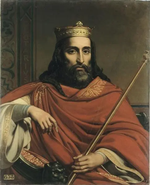 King Clothar I of the Franks, by Jean Louis Bezard