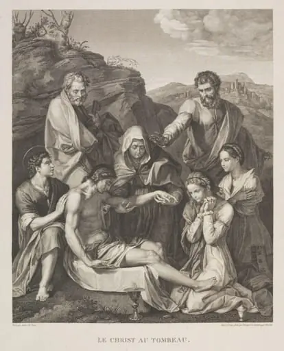 The Entombment, by Jean Louis Charles Pauquet