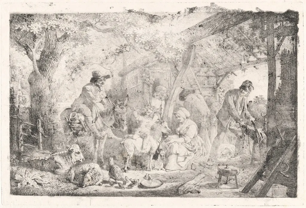 The Little Cavalier (Le Petit Cavalier), by Jean-Louis De Marne, ink, 1800