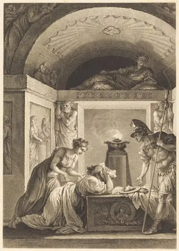 La matrone d'Ephese, by Jean-Louis Delignon