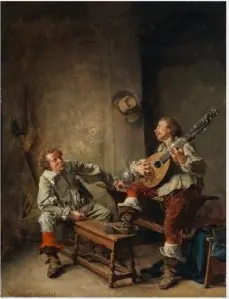 A Song, by Jean Louis Ernest Meissonier