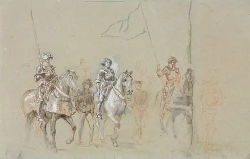 Joan of Arc, by Jean Louis Ernest Meissonier