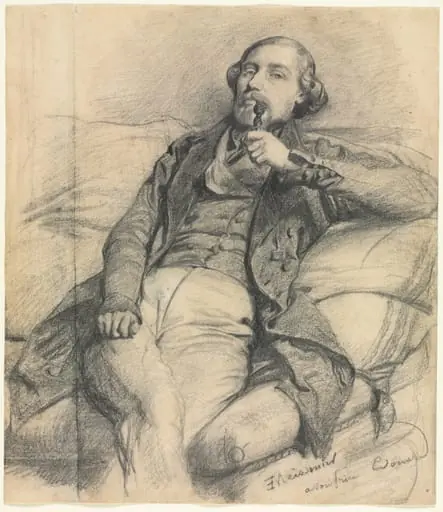 Man Smoking, by Jean Louis Ernest Meissonier
