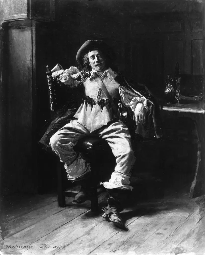 The Jovial Trooper, by Jean Louis Ernest Meissonier
