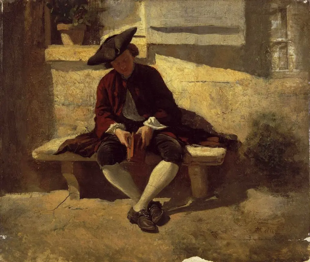 Young Man with a Book, by Jean Louis Ernest Meissonier
