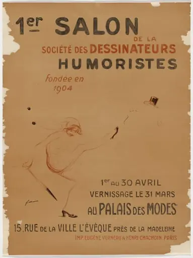 "1er Salon des Humoristes, Palais des Modes (First Exhibition of the Humorists, Palace of Style), by Jean-Louis Forain