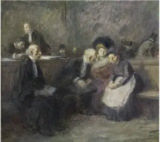 A Scene in the Law Courts