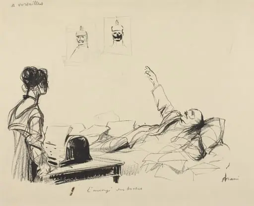 A Versailles. L'envoye des boches, by Jean-Louis Forain