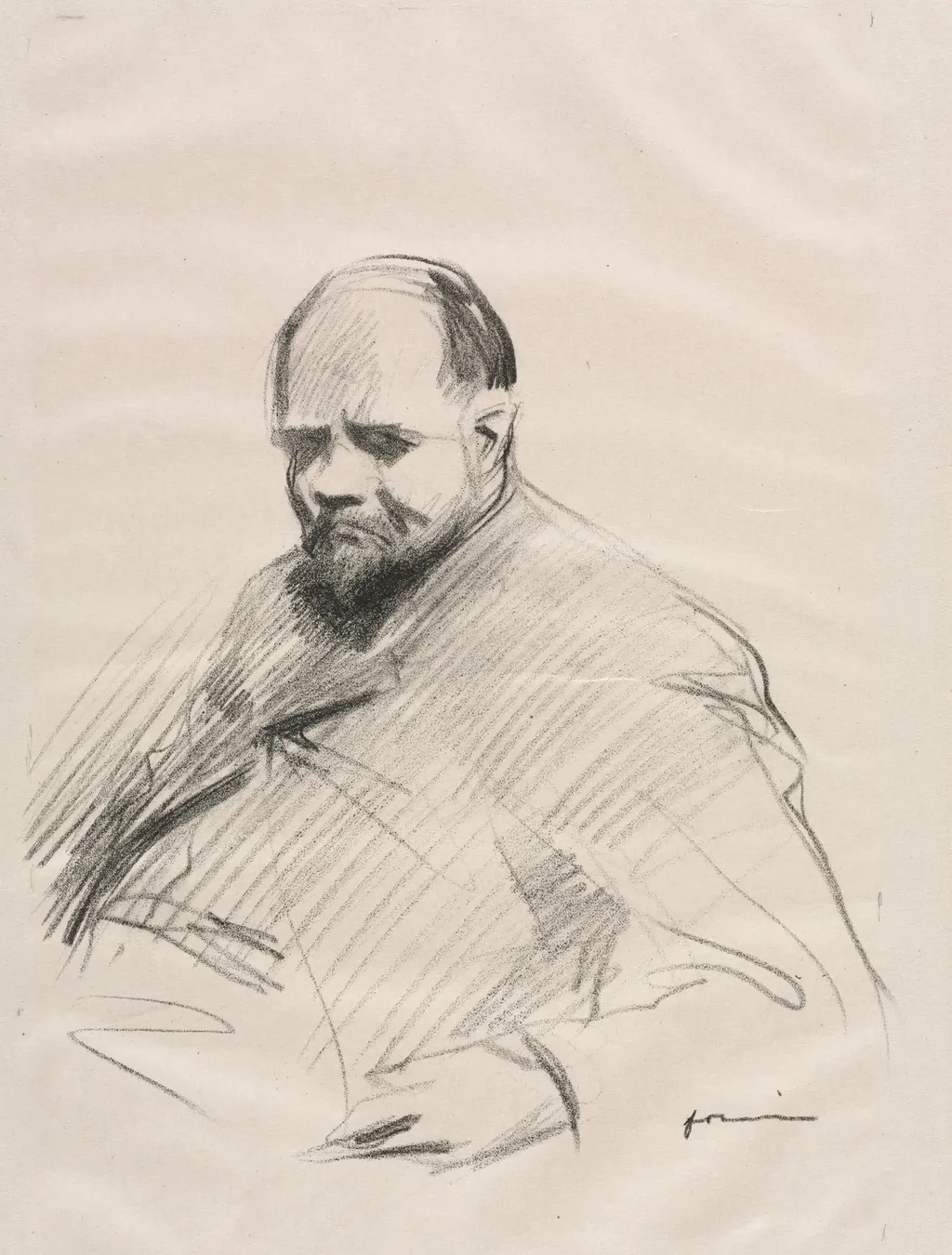 Ambroise Vollard, by Jean-Louis Forain, 1910