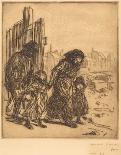 Après la saisie (After the Seizure), by Jean-Louis Forain