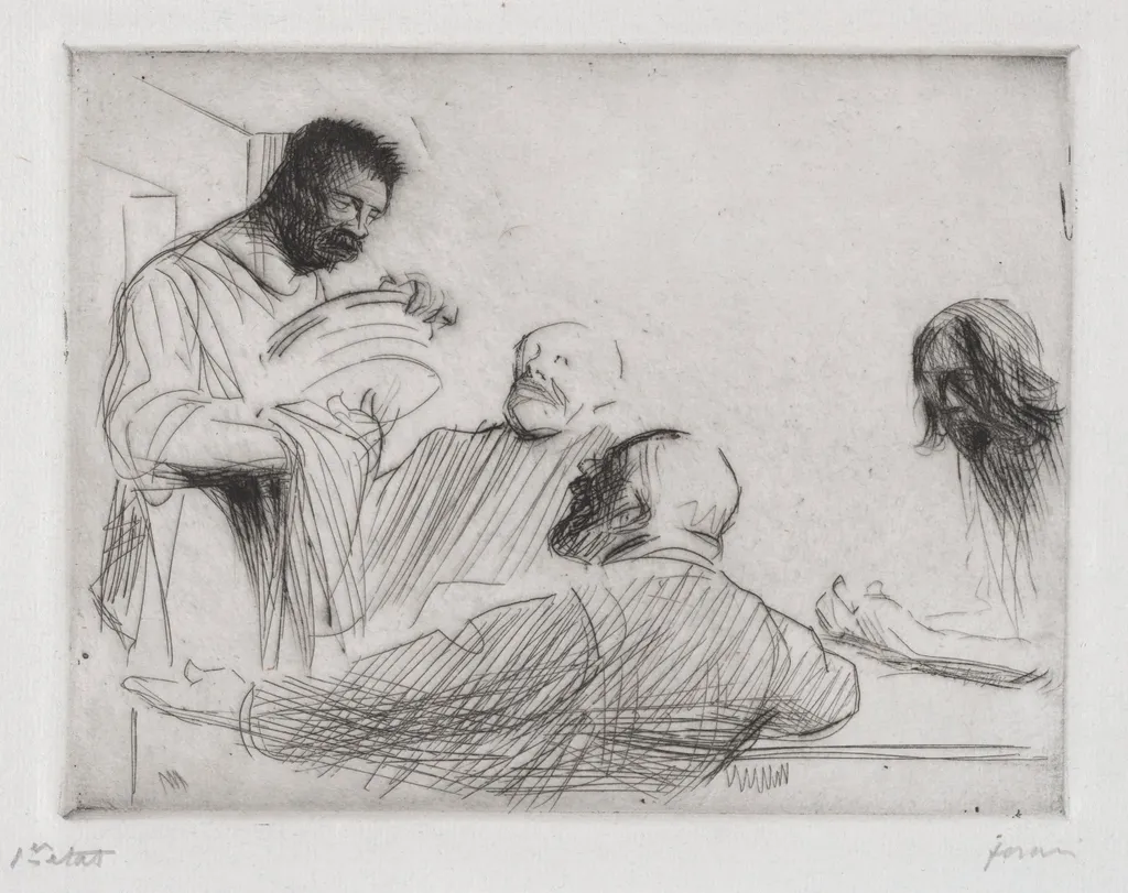 Avant le repas à Emmaus, by Jean-Louis Forain, 1910
