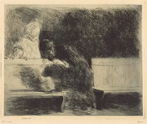 Avocat compulsant un dossier (Lawyer Going through a Brief), by Jean-Louis Forain