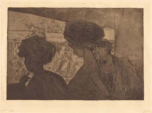 Baignoire au théatre (Lower Box at the Theater), by Jean-Louis Forain