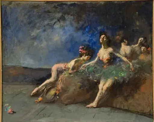Balerină în repaos, by Jean-Louis Forain