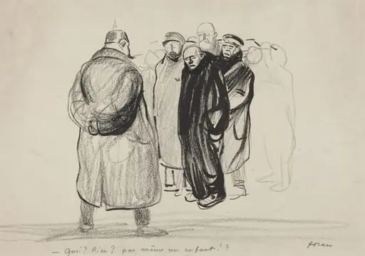 Bredouilles,  l'Equipage d'un Zeppelin, by Jean-Louis Forain