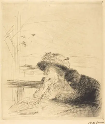 C'est fini!...(grande planche) (It is Finished!...) (large plate), by Jean-Louis Forain