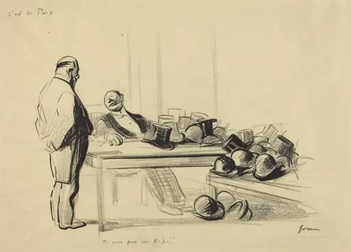 C'est la Paix. Tu vois pas un kepi!, by Jean-Louis Forain