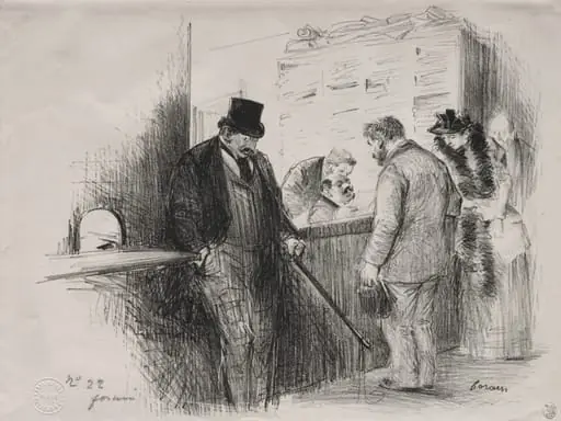 Chez l'Huissier, by Jean-Louis Forain
